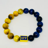 SGRho Gold and Royal Tigers Eye Bracelet